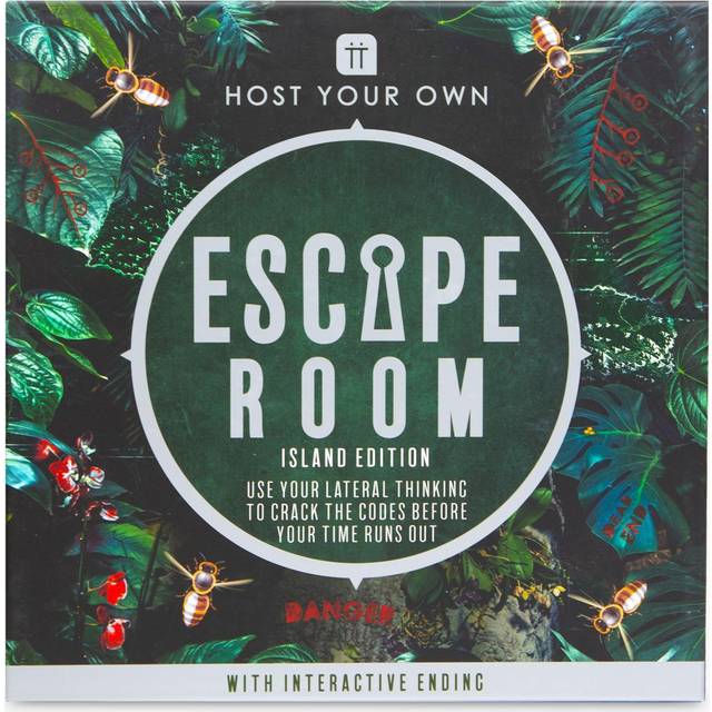 Island Escape Room Game for Adults Teenager, Solve Unique Puzzles and Codes to Save the Bees, Games Night, Age 16+, 2-6 Players, Birthday, Dinner