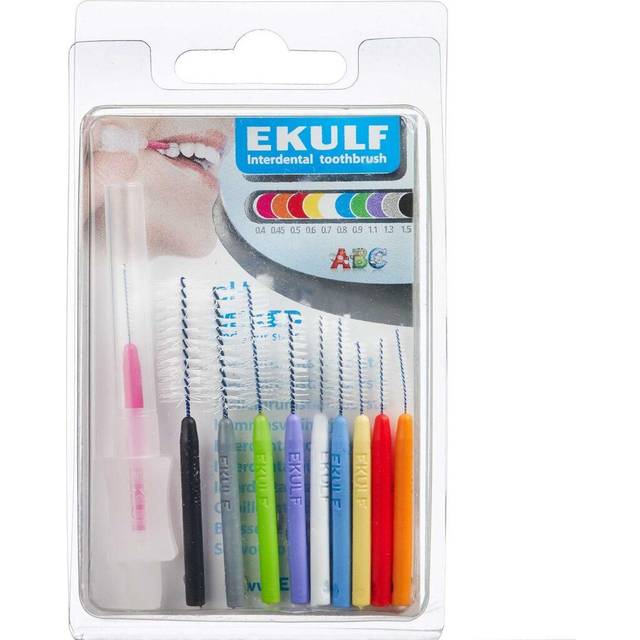 Ekulf mellemrumsbørste mix/prøvepakke - 10 stk