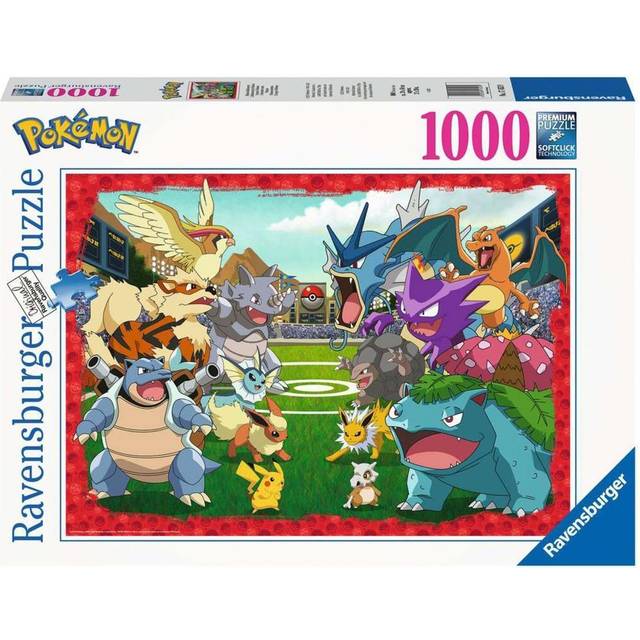 Ravensburger Pok&Eacute;Mon Showdown 1000 Piece Jigsaw Puzzle - One Colour
