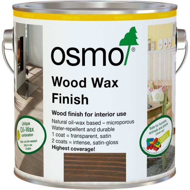 Wood Wax Finish - Walnut - 2.5 Litre - Osmo