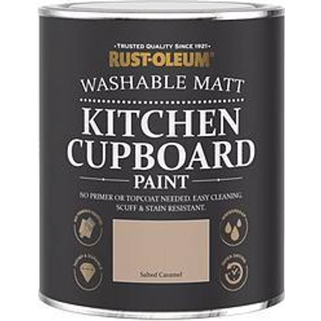 Chalky Kitchen Cupboard Paint - Salted Caramel - Salted Caramel - Yellow