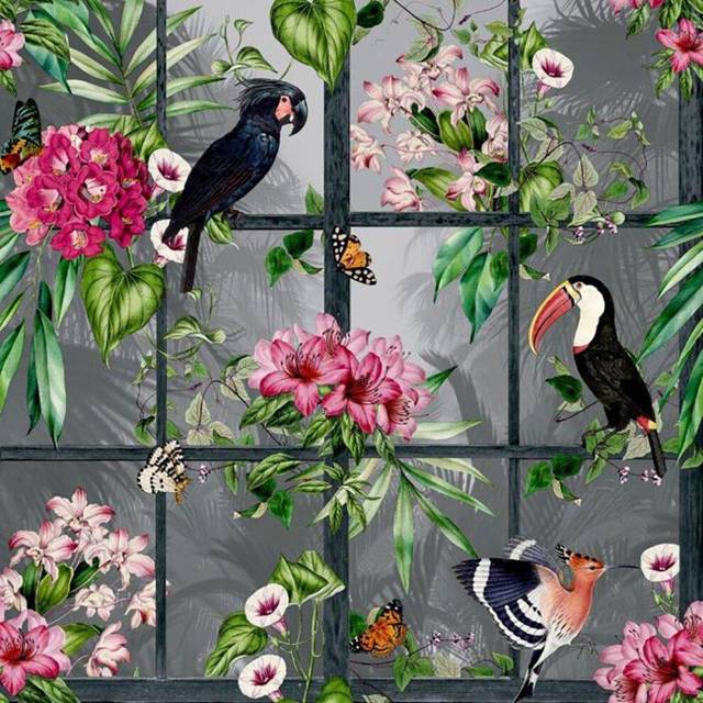 Arthouse Cuban Tropicana Multicolour Wallpaper - 6.1 x 53 x 1005cm