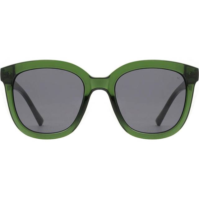 BILLY, dark green transparent sunglasses, solbriller i mørkegrøn