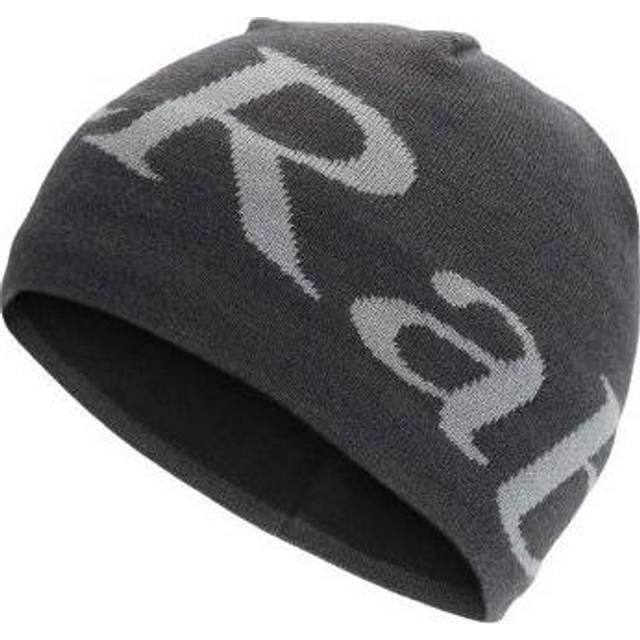 Rab Logo Beanie Ski/Snowboard Hat, Anthracite/Granite - Black - Unisex Fit
