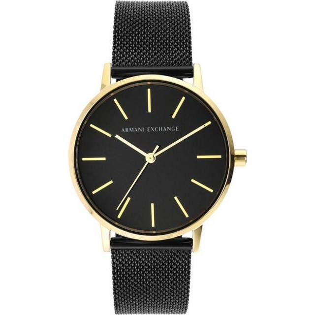 Three-hand stainless steel watch
