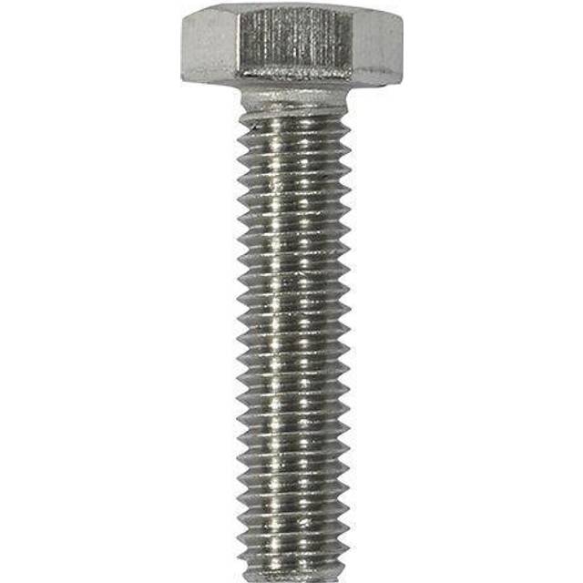 Hexagon Set Screws Stainless Steel M10 40mm Pack of 10