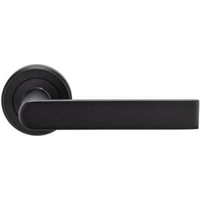 Serozzetta Latch Door Handle - Matt Black (5.1cm H X 13.5cm W)