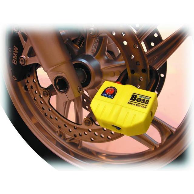 Oxford BOSS Disc Brake Lock with Built-In Alarm, 14 mm