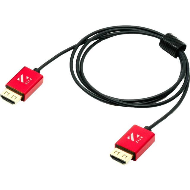ZILR Ultra High Speed HDMI Cable with Ethernet (Hyper-Thin 8Kp60 Secure Type-A) 1m / 3.3ft