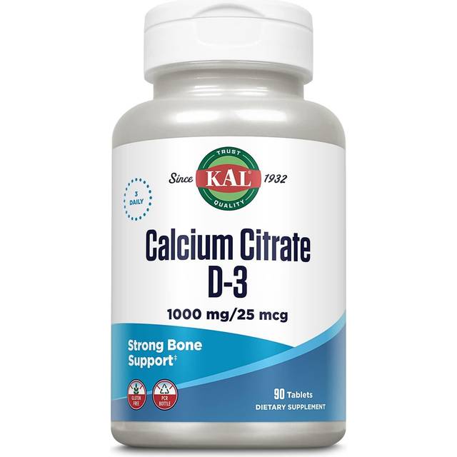 KAL  Calcium Citrate D-3  90 Tablets