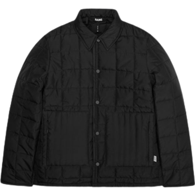 Rains Liner Padded Shell Shirt Jacket - S - Black