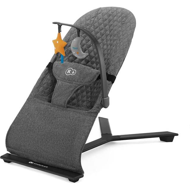 kk Kinderkraft Babysitter MIMI, babygunga, 3 -stegs ryggstödsjustering, snabbt torr material, skandinavisk design, beige