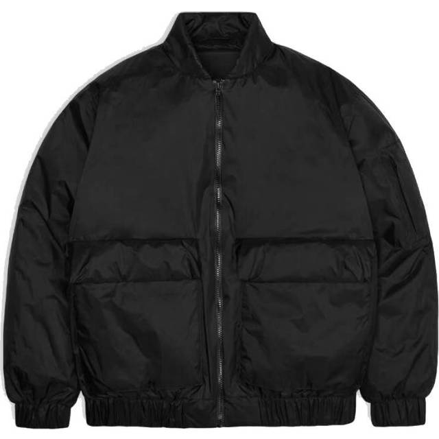 Rains Womens Black Fuse Bomber Jacket - Small