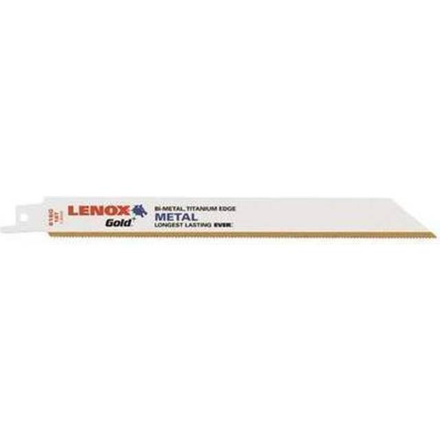 Lenox Gold 24TPI Thin Metal Cutting Reciprocating Sabre Saw Blades 203mm Pack of 5