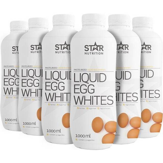 6 x Flytande äggvita, BIG BUY 1000 ml