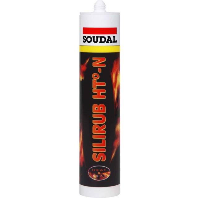Soudal silirub ht-n black cartridge 310ml