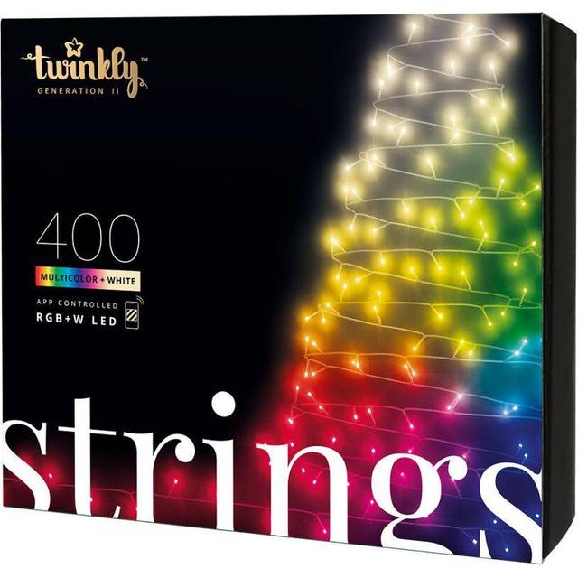 32m 400 LED Twinkly Smart App Controlled String Lights Multi Coloured & White Edition