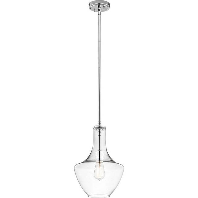 Kichler KL/EVERLY/P/S CH Everly 1 Light Small Pendant Chrome