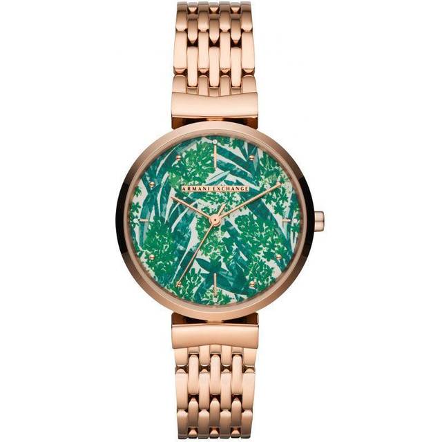 Armani Exchange Ladies Zoe Bracelet Watch AX5915 - Rose Gold