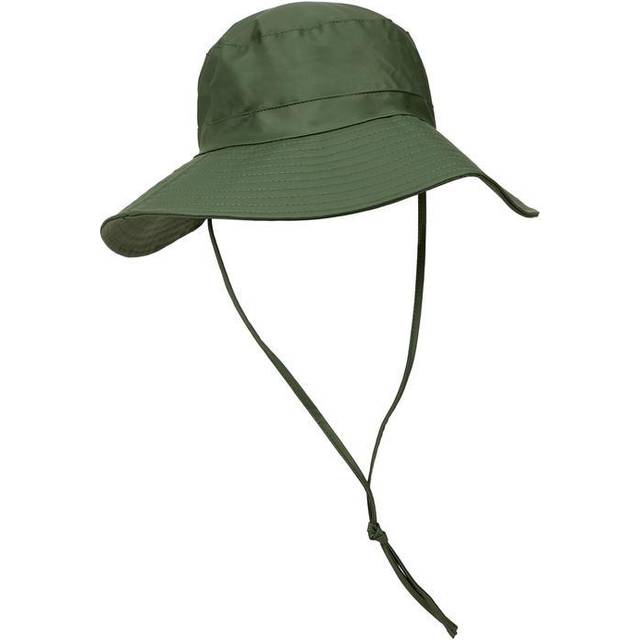 Rains, Accessoarer, Herr, ONE Size, Vattentät Boonie Hat med Justerbar Hakrem - black (ONE SIZE)