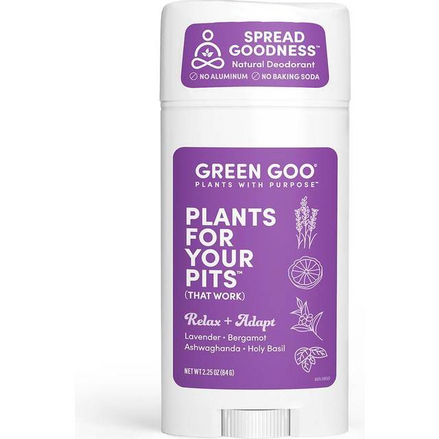 Green Goo Natural Deodorant Relax + Adapt - Lavender & Bergamot 2.25 oz