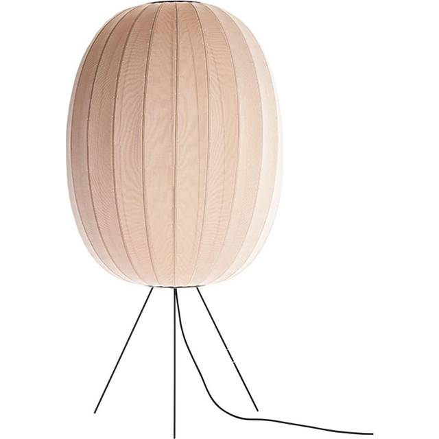 Made By Hand Knit-Wit 65 High Oval Medium floor lamp Maple red
