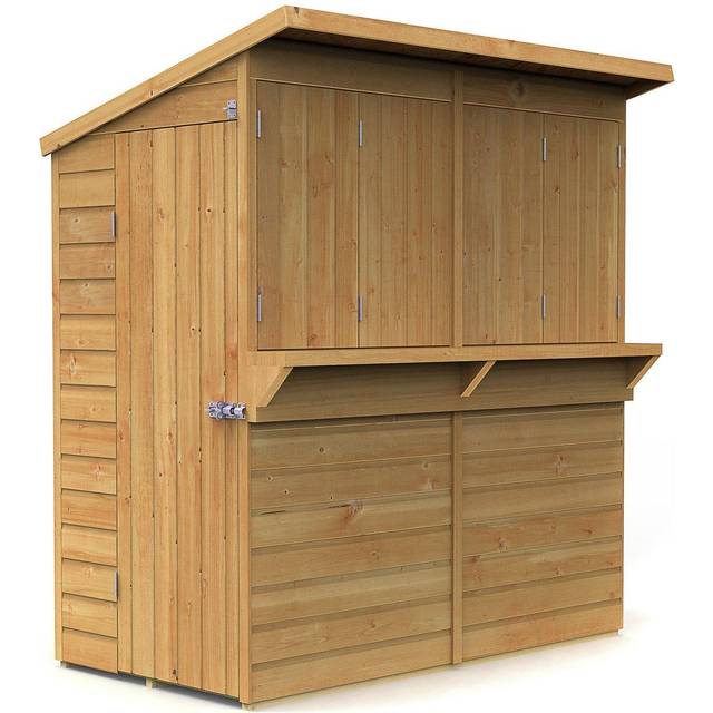 Wooden Shiplap Garden Bar