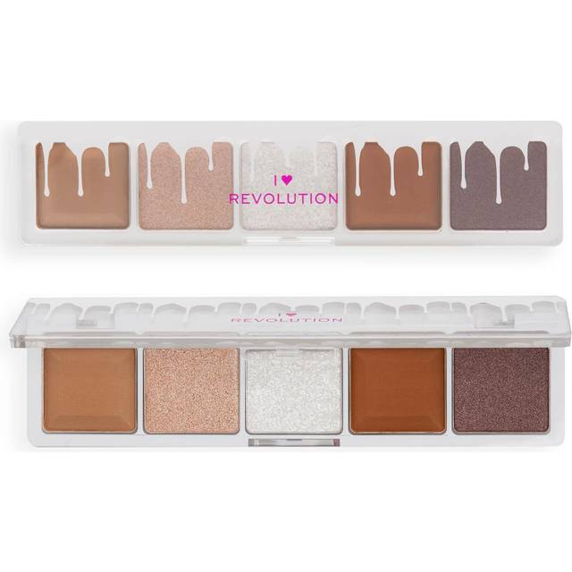 I Heart Revolution Mini Chocolate Eyeshadow Palette White Vanilla Cream