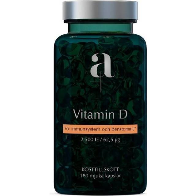A+ Vitamin D 2500 IE 180 mjuka kapslar