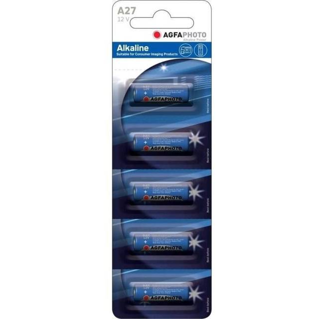 LR27A/A27 5-pack AgfaPhoto batteri - Alkaline, 12V