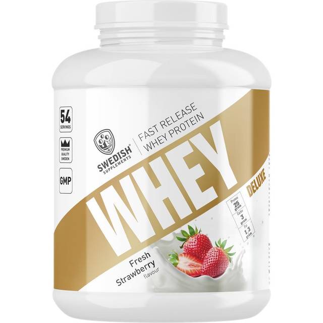 Swedish Supplements Whey Protein Deluxe 1.8 Kg Fresh Strawberry
