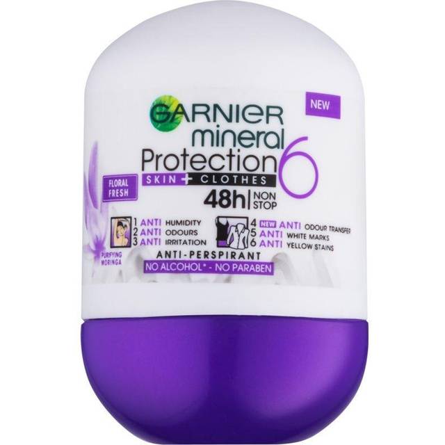 Garnier Antiperspirant Mineral Protection Floral Fresh 48h Roll-on för kvinnor 50 ml