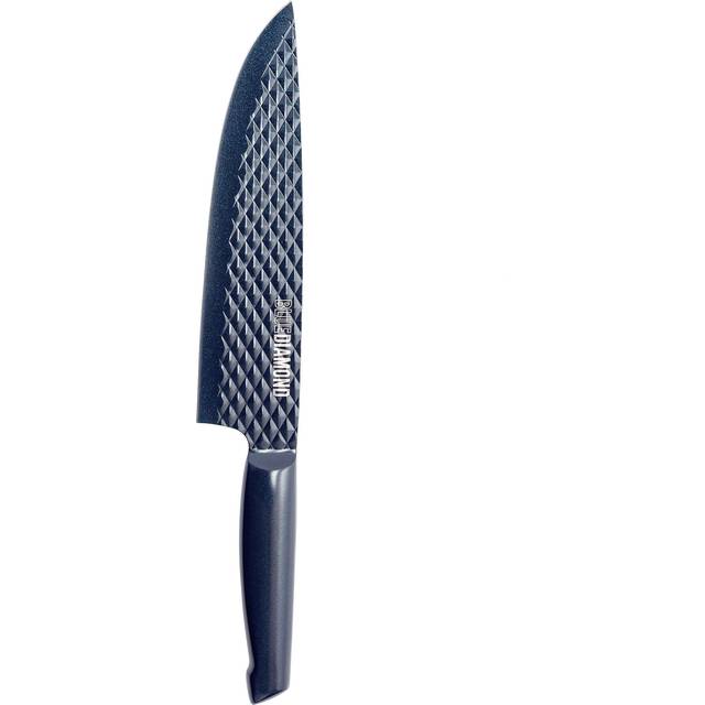 Blue Diamond Non-Stick 20cm Chef's Knife with Cover, Blue