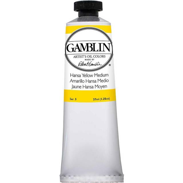 Gamblin : Artist Oil Paint : 37ml : Hansa Yellow Medium