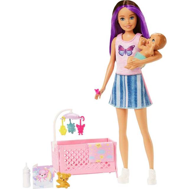 Barbie Skipper Babysitters Inc. Sleepy Baby Doll Playset - One Colour