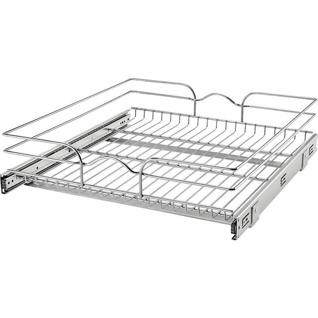 Rev-A-Shelf Kitchen Cabinet Pullout Shelf and Drawer Organizer Slide Out Pantry Storage Basket in Multiple Sizes  21 x 22 In  5WB1-2122CR-1