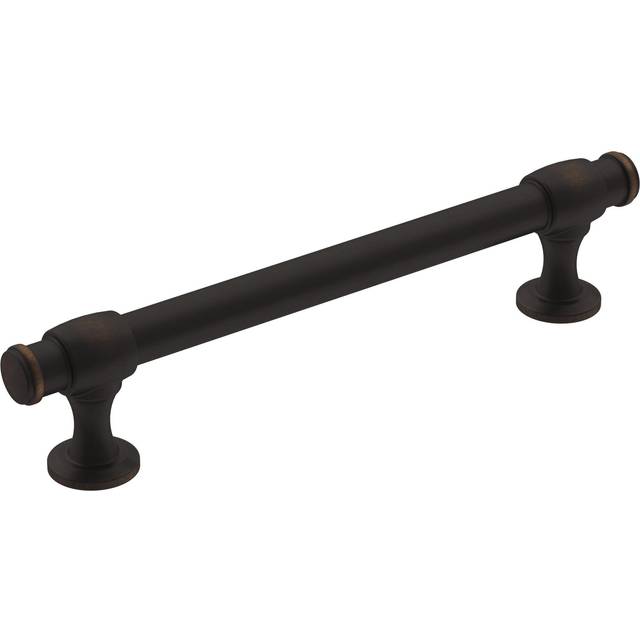 Amerock | Cabinet Pull | Oil Rubbed Bronze | 5-1/16 inch (128 mm) Center-to-Center | Winsome | 1 Pack | Drawer Pull | Cabinet Handle | Cabinet Hardwar