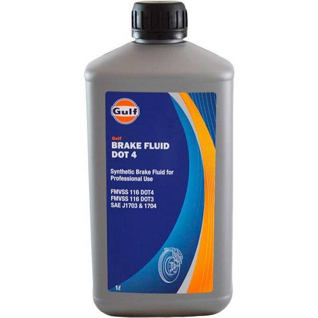 Gulf super bremsevæske dot4 - 1 liter
