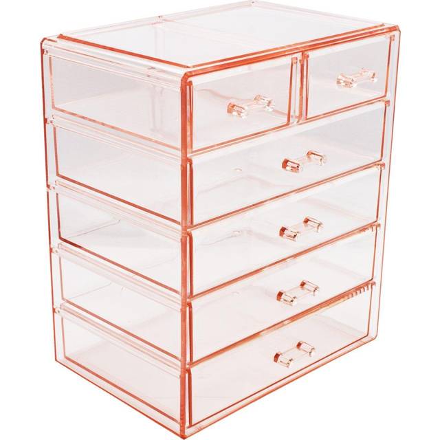Sorbus Makeup And Jewelry Storage Case Display