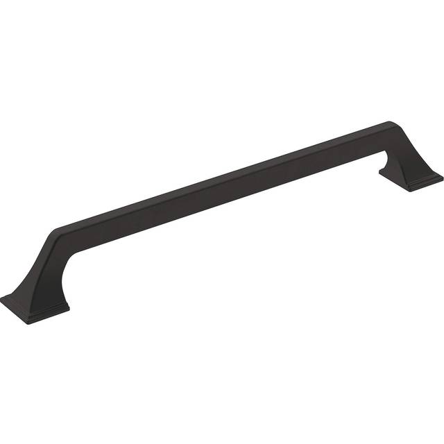 Amerock | Cabinet Pull | Matte Black | 8-13/16 inch (224 mm) Center-to-Center | Exceed | 1 Pack | Drawer Pull | Cabinet Handle | Cabinet Hardware