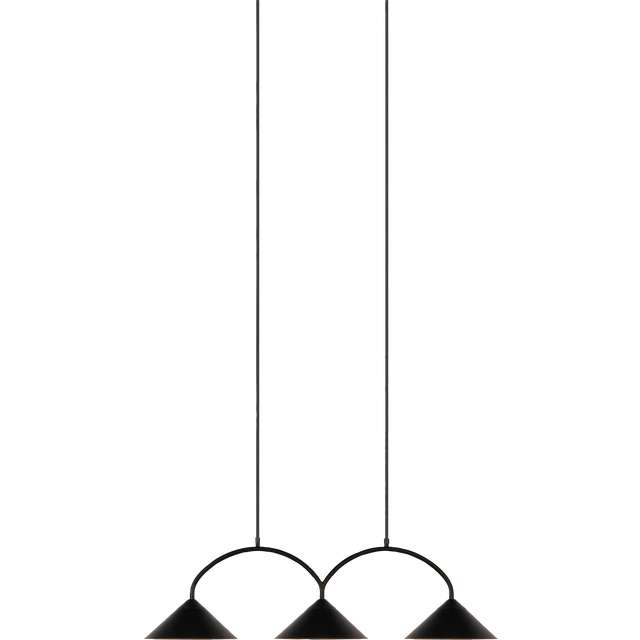Globen Lighting Curve pendel 3 Svart