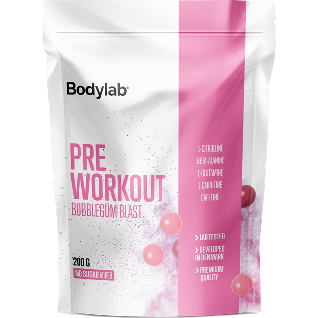 Bodylab Pre Workout Bubblegum Blast 200g