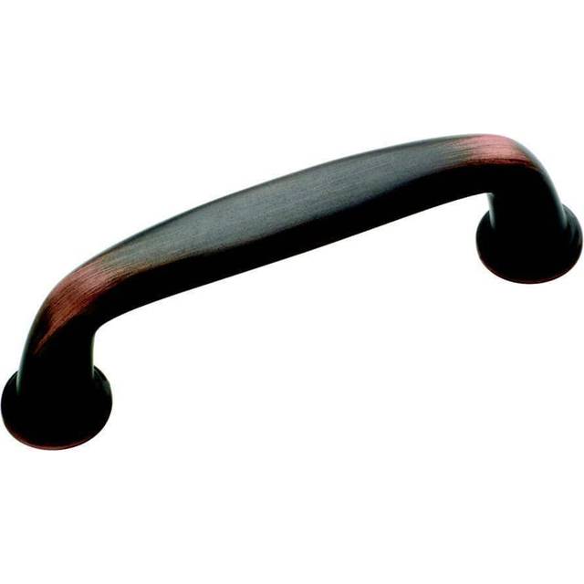 Amerock | Cabinet Pull | Oil Rubbed Bronze | 3 inch (76 mm) Center to Center | Kane | 1 Pack | Drawer Pull | Drawer Handle | Cabinet Hardware