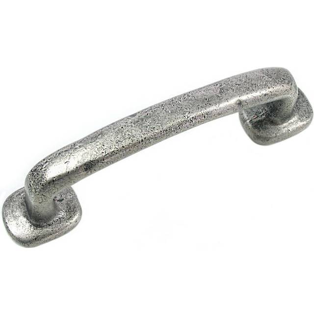 MNG Hardware 84564 Riverstone Pull  3  Distressed Pewter Antique Copper Large