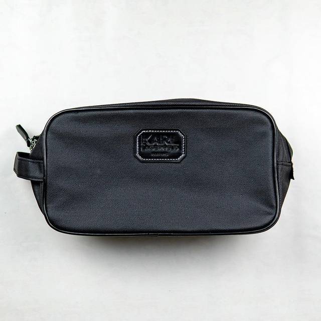 Karl Lagerfeld Men's Black Toiletry Bag