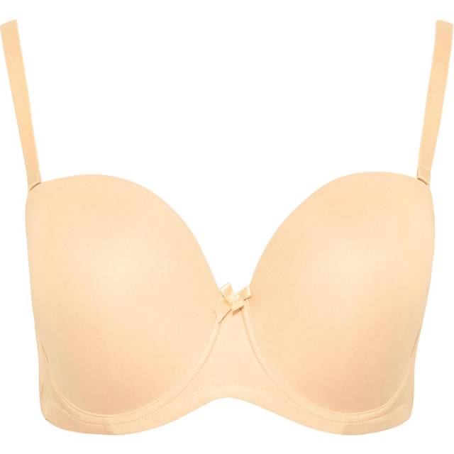 Yours Nude Moulded Underwired Full Cup Multiway Bra With Removable Straps - 44F