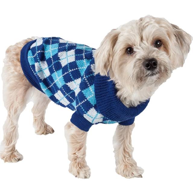Pet Life Argyle Style Ribbed Fashion