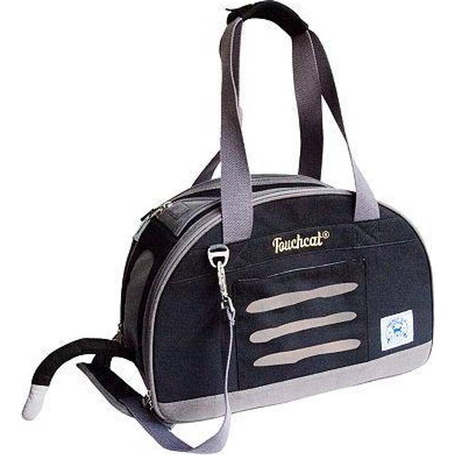 Touchcat 'Tote-Tails' Designer Airline Approved Folding Travel Cat Carrier - Airline Pet Carrier with Designer Tail and Trims