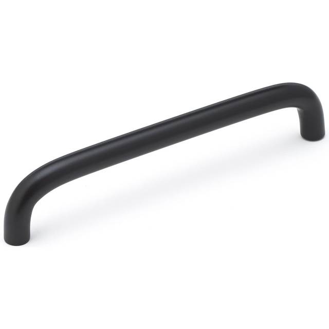 Richelieu Hardware BP33285900 Livingston Collection 5 1/16-inch (128 mm) Center-to-Center Matte Black Functional Round Cabinet and Drawer Pull Handle