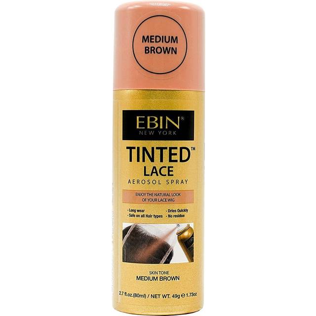 Ebin New York Tinted Lace Aerosol Spray 80ml / Medium Brown